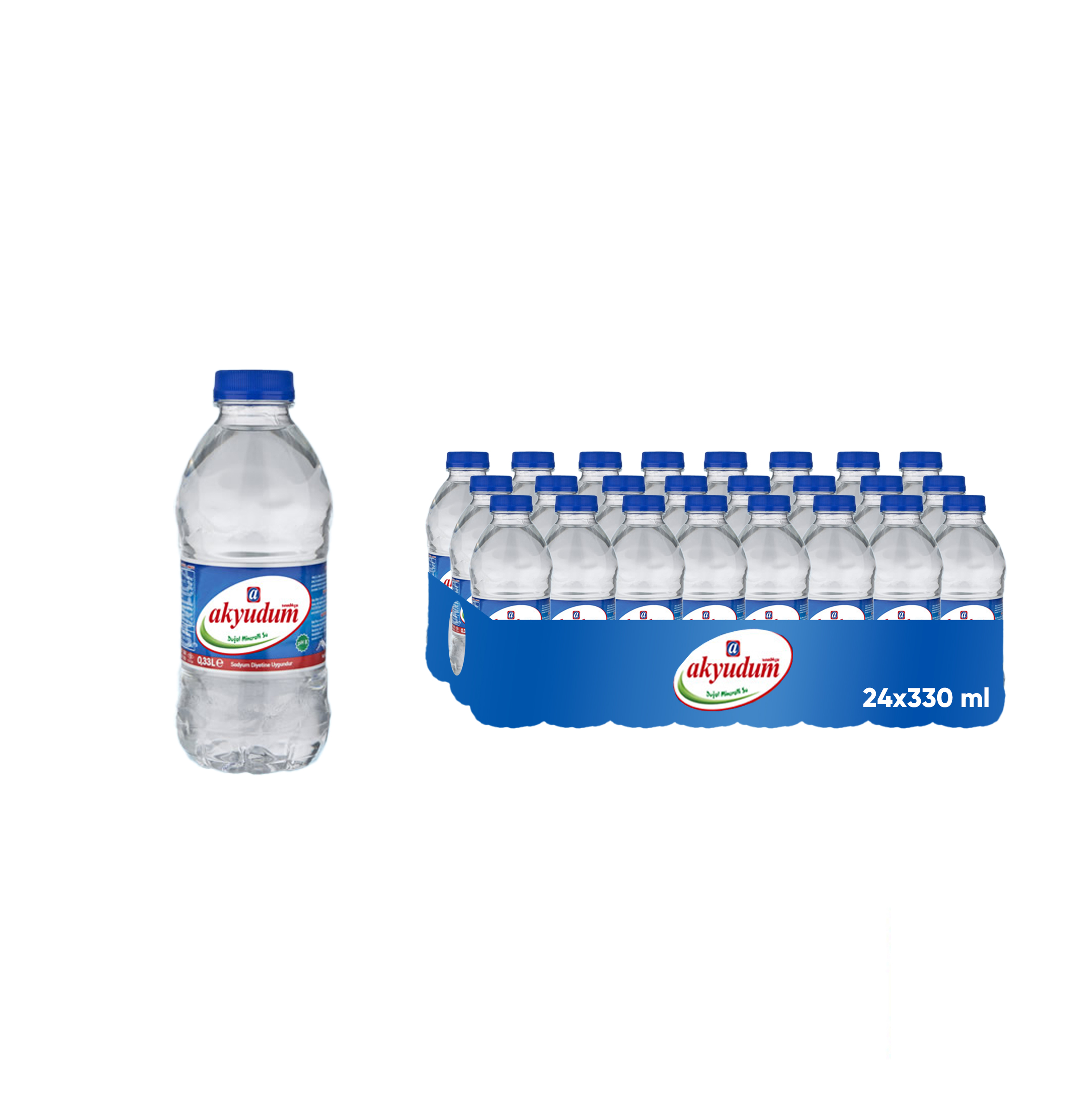 Akyudum  Akyudum 12x330 ml Pet Şişe Su