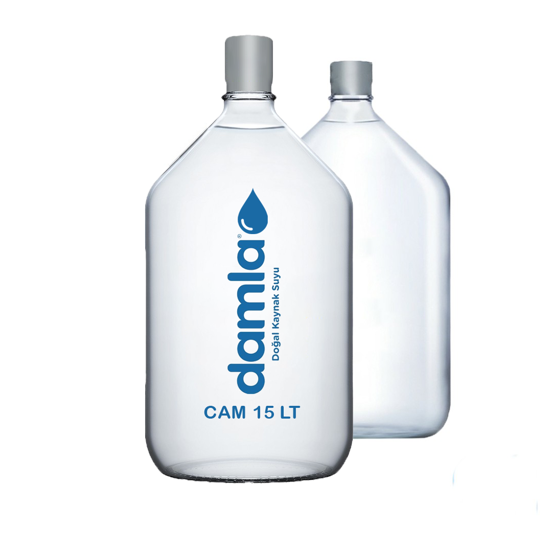Damla 15 Lt. Glass Carboy Water