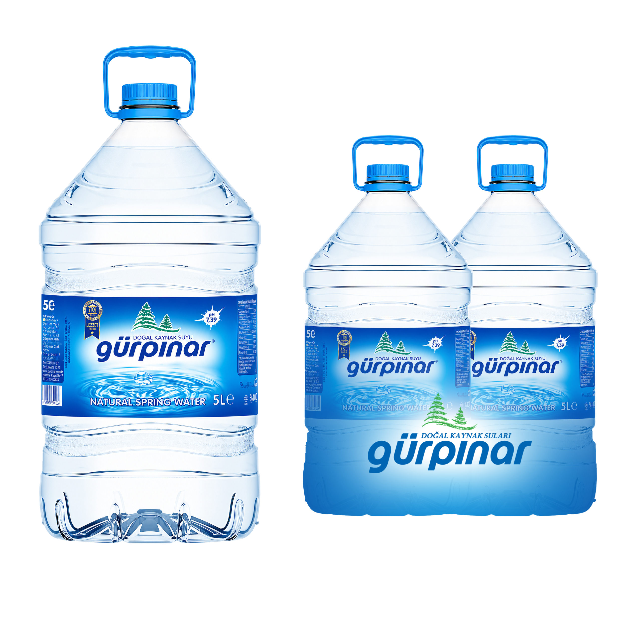 GürPınar 2x5LT Pet Şişe Su