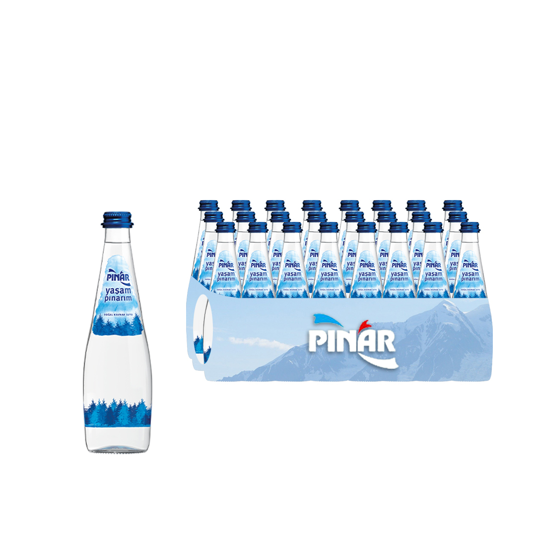 Pınar Pınar Cam Şişe Su 12 x 330 ml