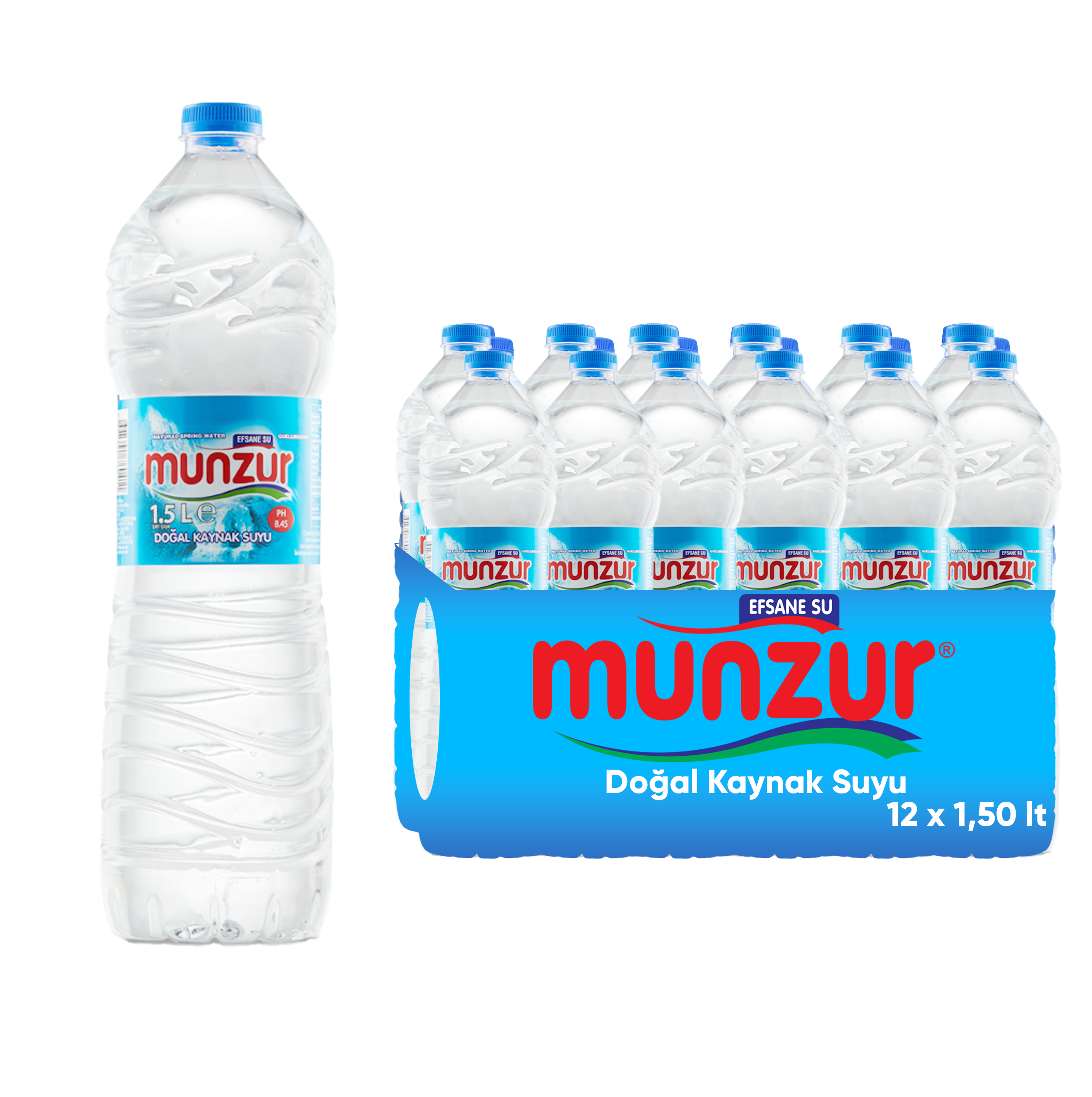 Munzur 6x1,5 LT Pet Şişe Su