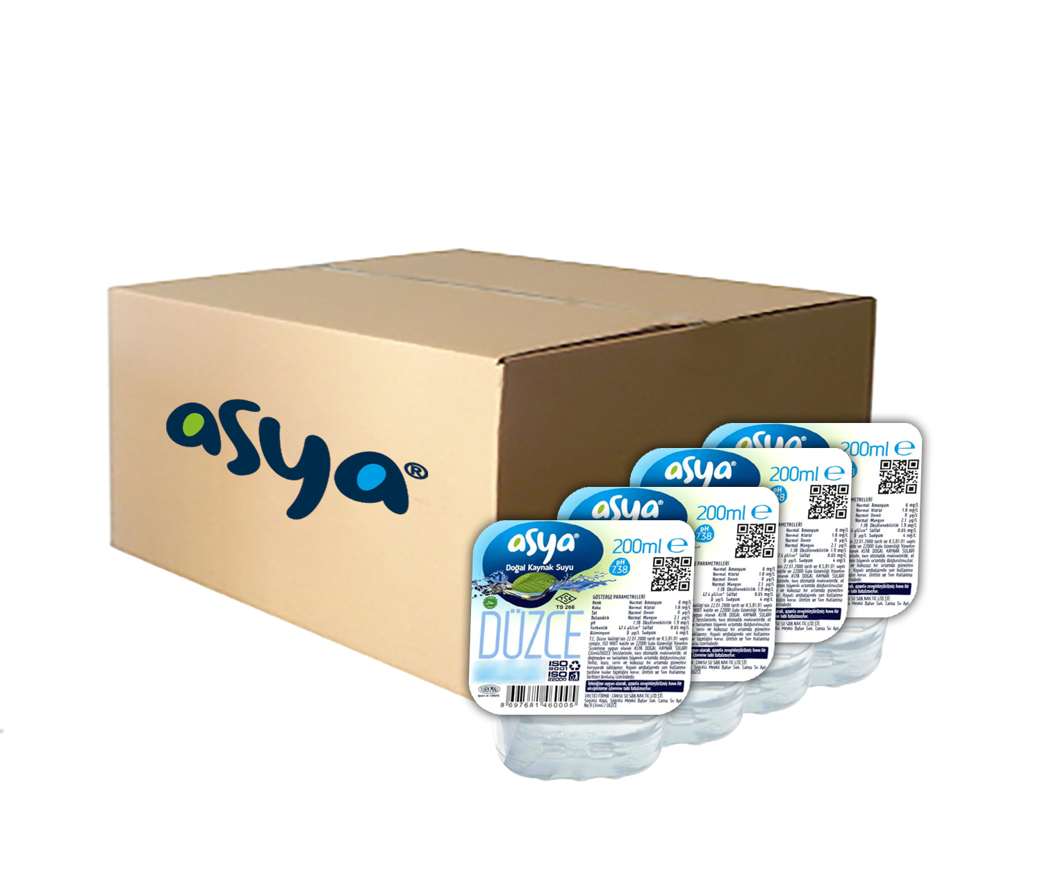 Asya Bardak Su 72 x 200 ml