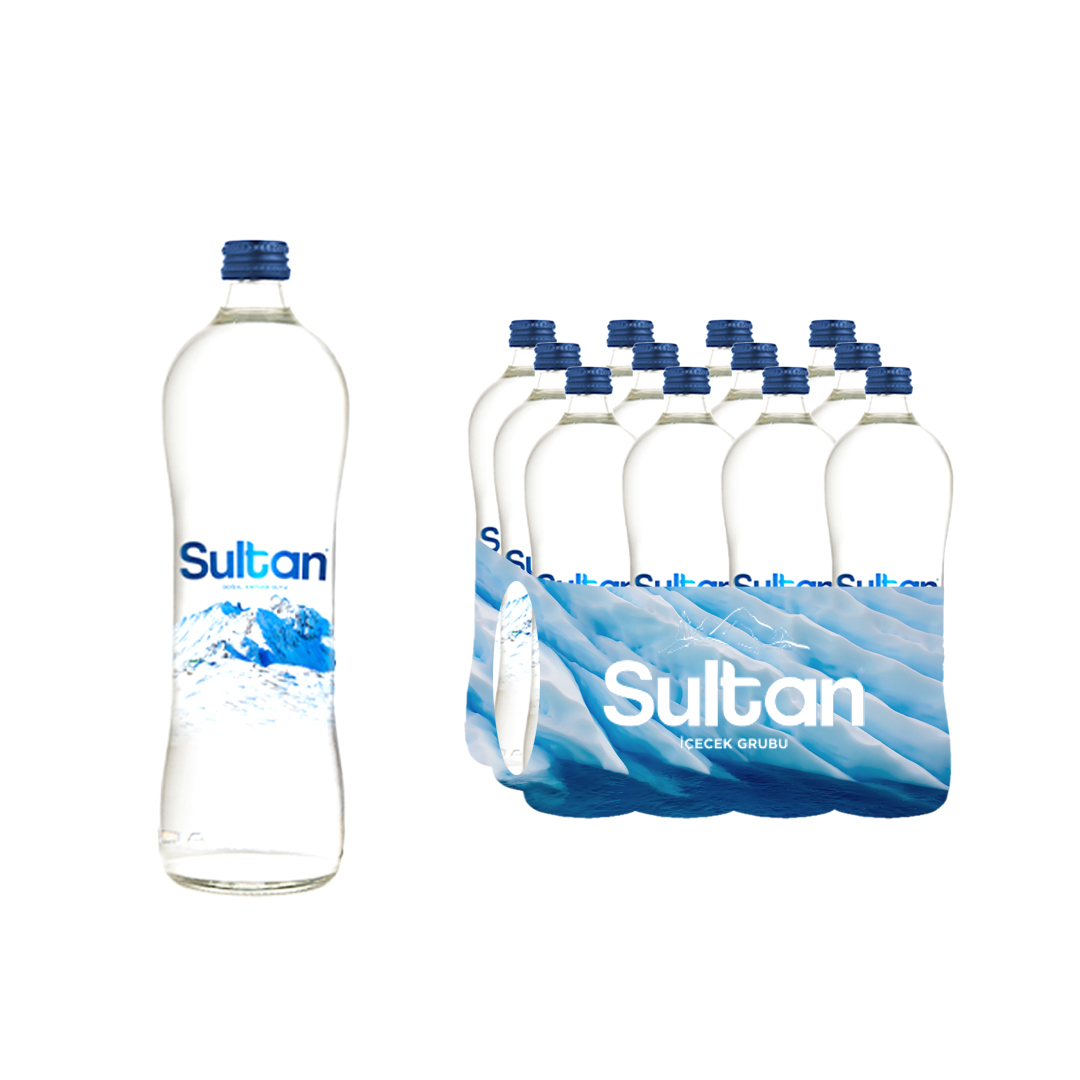 Sultan Su 6x750 ml -  Cam Şişe