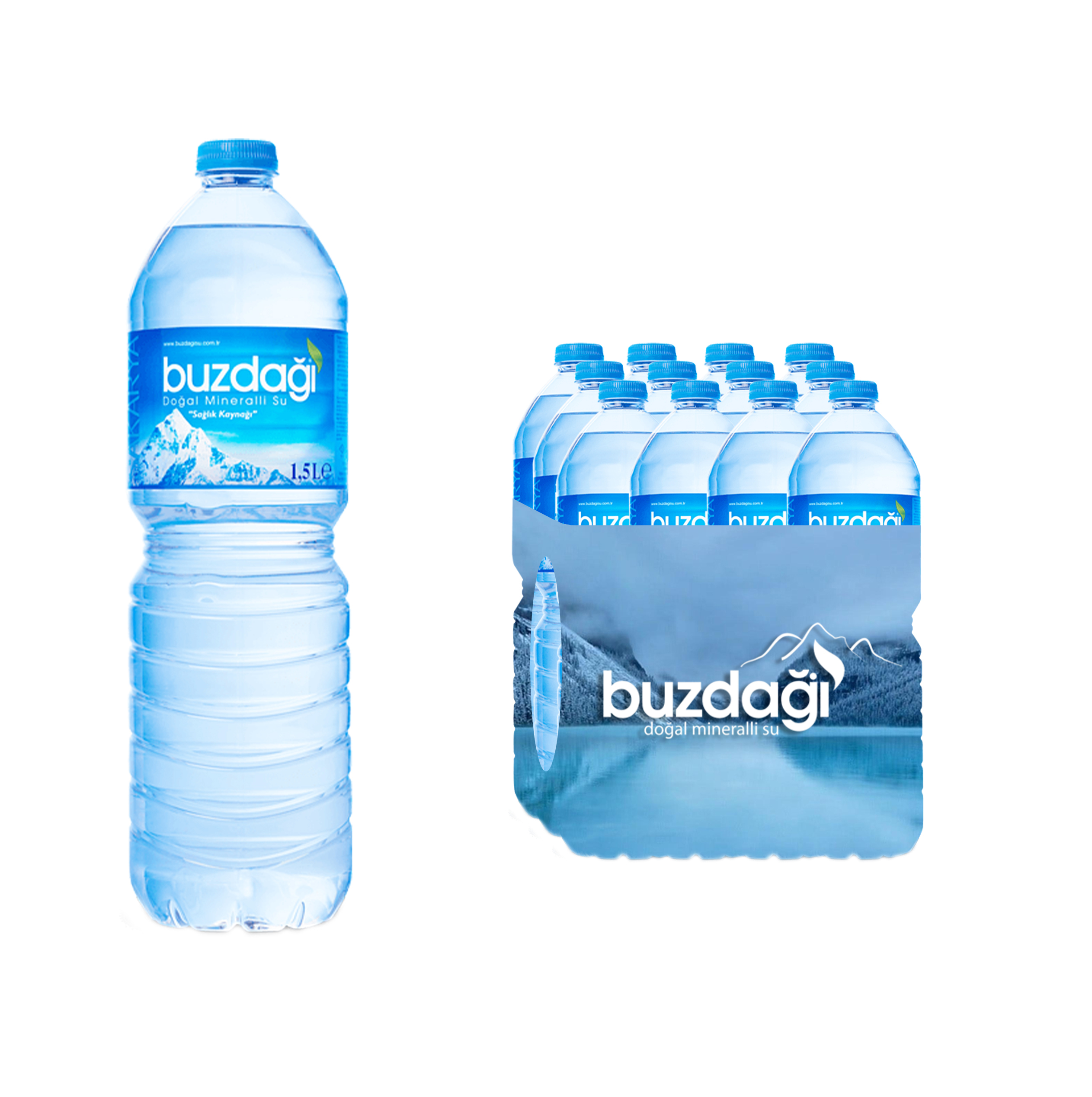 Buzdağı 6 x 1,5 lt. Pet Şişe Su
