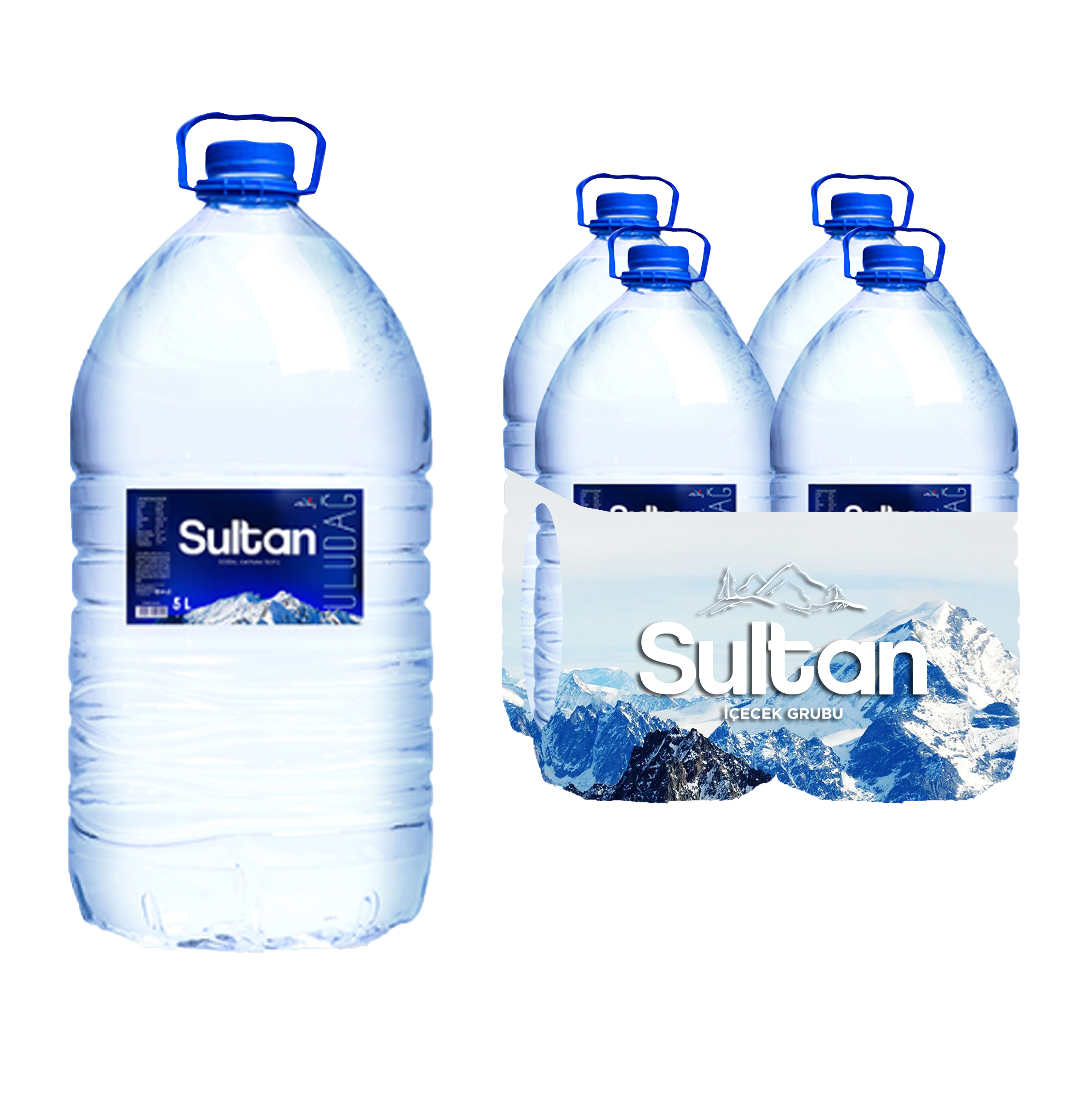 Sultan Su Sultan Su 2 x 5 LT Pet Şişe