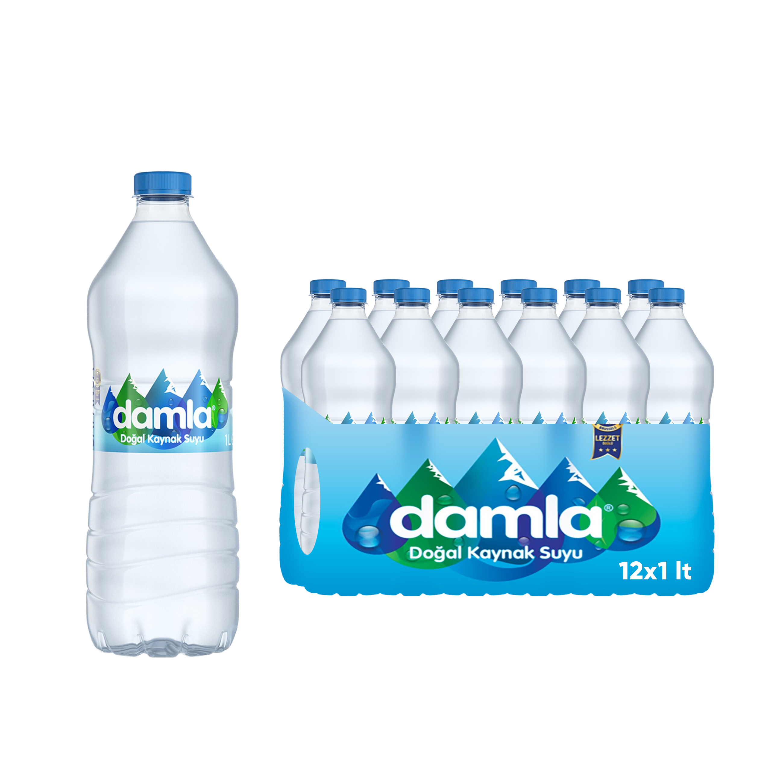 Damla Damla 12 x 1 Lt.