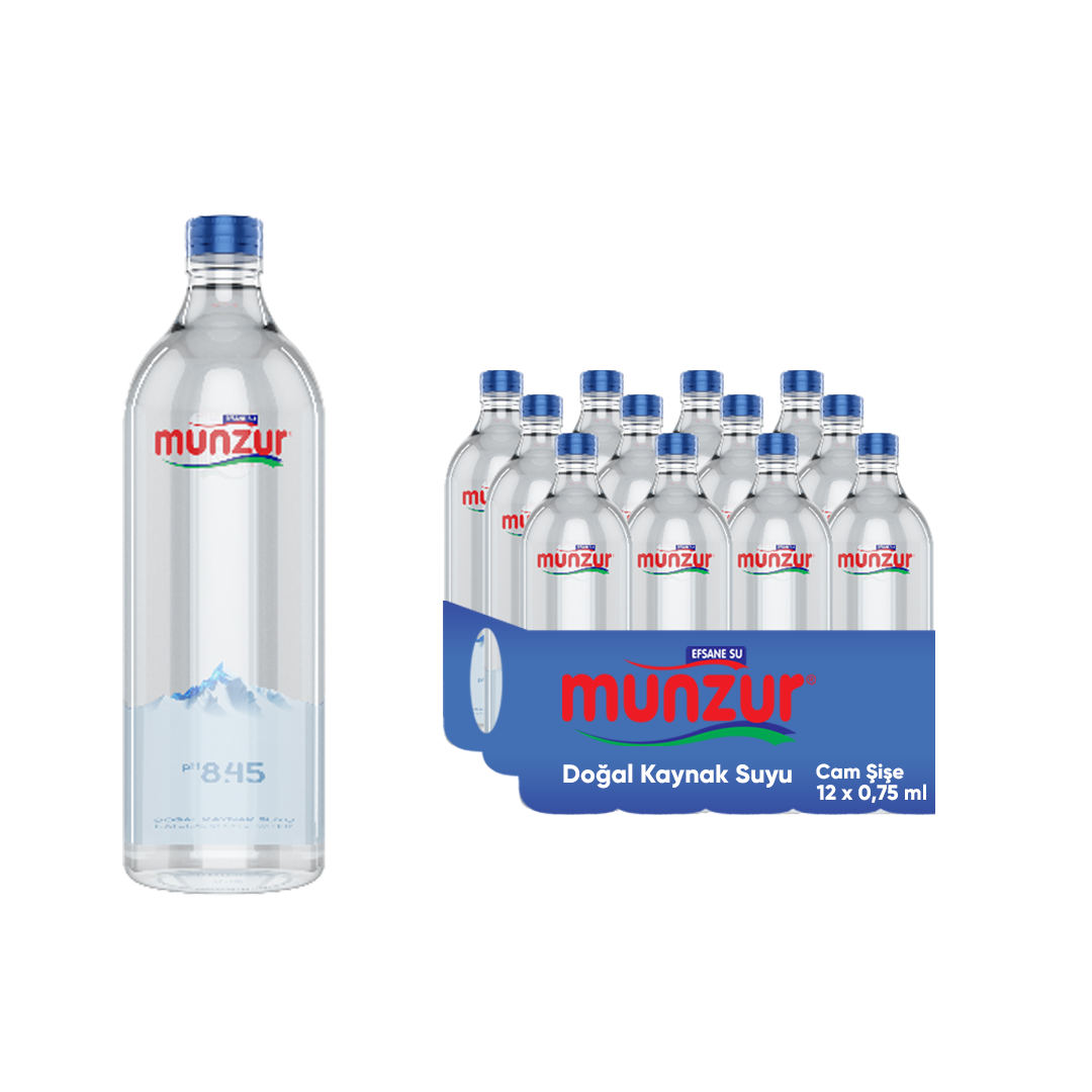 Munzur Su 6x750 ml - Cam Şişe